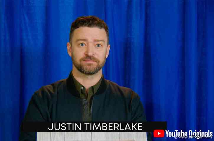 Justin Timberlake Helps Open YouTube’s Dear Class of 2020 Celebration