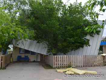 Windy weekend causes damage around Sask.