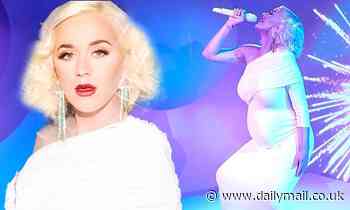Katy Perry displays her huge bump as she joins celebrities in congratulating class of 2020