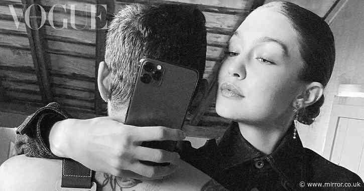 Pregnant Gigi Hadid and shirtless Zayn Malik share steamy mirror selfie - Mirror Online