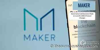 Maker (MKR) Governance Call Decisions Made on June 04, 2020, Protocol Changes - The Cryptocurrency Analytics