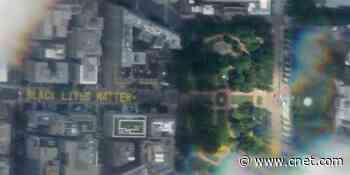 Black Lives Matter street mural in Washington, D.C. spotted from space     - CNET