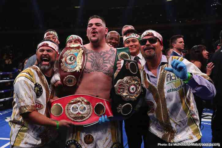 Andy Ruiz Jr: I can’t wait to get back in the ring, LETS go