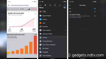 Facebook Working on Dark Mode, Coronavirus Tracker, and More for Android App: Report