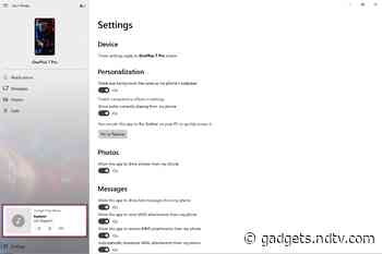 Microsoft's Your Phone App on Windows 10 Gets Controls for Music Playing on Android Phones