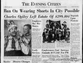 That was then: City of Ottawa considers banning shorts in public