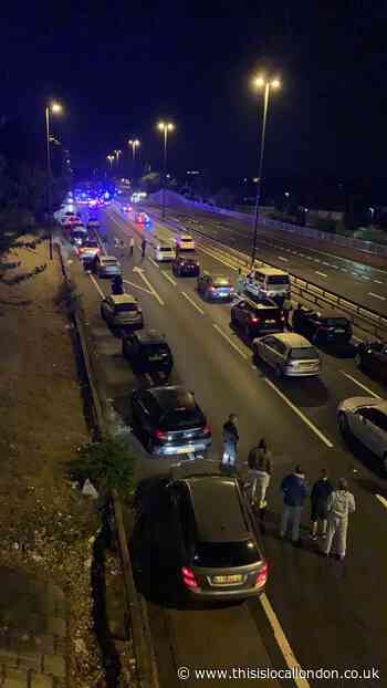 Major queues after vehicle pile-up on the London-bound A2