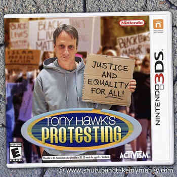 Tony Hawk Protesting Meme Game