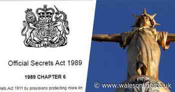 Welshman appears in court charged with breaching the Official Secrets Act
