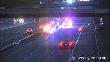 9 horses killed in fiery crash on NJ Turnpike