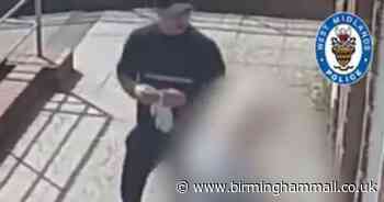 Watch as woman fends off man with crutch - as she's asked for her money and bag