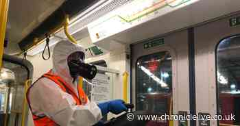 Metro carriages deep cleaned and disinfected to reduce coronavirus spread