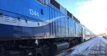 Exo’s Candiac train line back up and running after dismantlement of Kahnawake rail blockade - Globalnews.ca