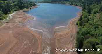 Dramatic images show reservoirs' low water levels after driest May in 110 years