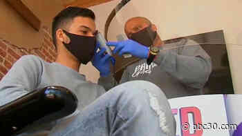 Shields on Wheels: New Jersey barber invents face shields to keep customers safe during pandemic