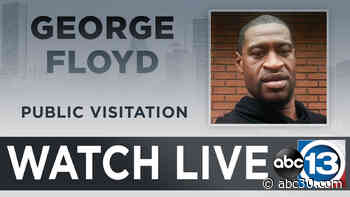 Hundreds at public viewing pay respects to George Floyd in Houston hometown
