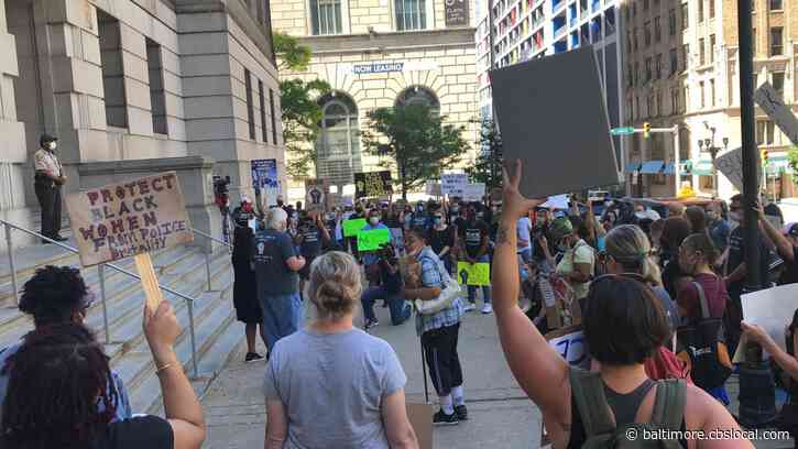George Floyd Death: Protesters Gather In Downtown Baltimore