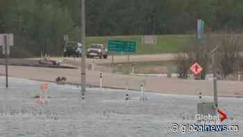 Heavy rain triggers flooding near Lac La Biche
