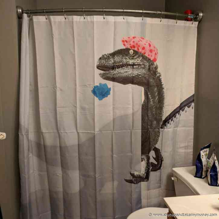 Clever Girl Raptor Shower Curtain
