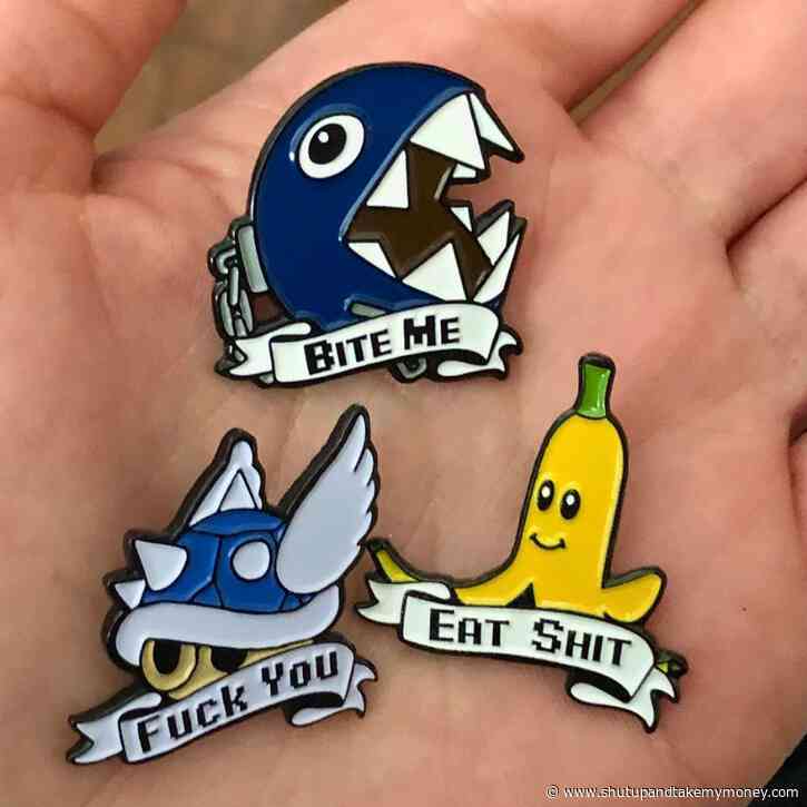 Offensive Mario Kart Pin
