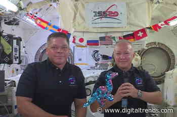 ‘We fixed the treadmill’ — Crew Dragon’s Doug and Bob chat from space