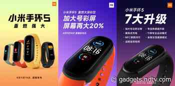 Mi Band 5 Teased to Support Magnetic Charging, Carry Bigger Display and NFC Support