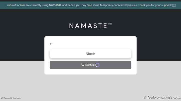 Say Namaste app now available for iOS and Android smartphones