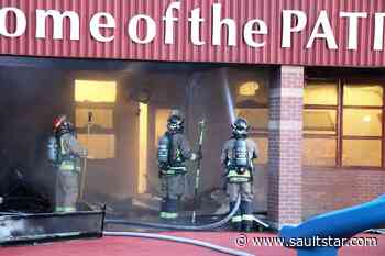 Fire burns at St. Paul's
