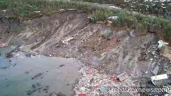 Norway landslide sweeps 8 houses into sea, dog swims to safety