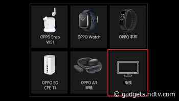 Oppo Is Entering Smart TV Market, Company Confirms on Weibo