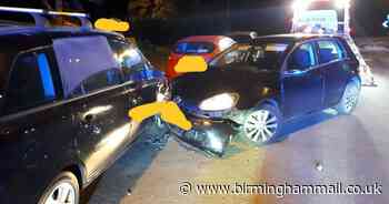 Car crashes after Rubery and Northfield police chase