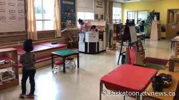 Staggered drop-offs and 'air fives': Daycares reopen in Saskatoon with COVID-19 changes in place