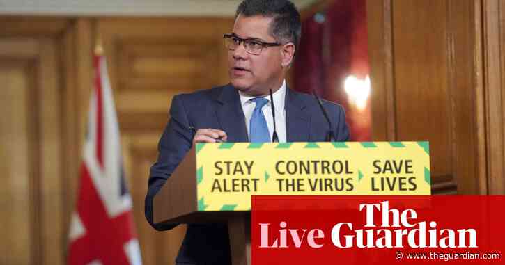 UK coronavirus live: Alok Sharma leads daily briefing as death toll rises by 286