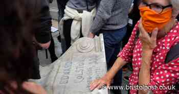 Stone from Edward Colston's statue plinth disappears