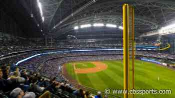 Man who broke into Brewers' Miller Park attempted to write name on field with stolen tractor