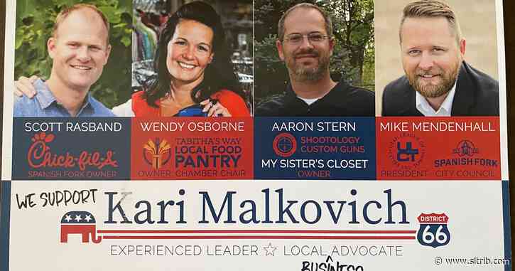 After Jefferson Burton’s flyer campaign ad controversy, his legislative opponent lands in one, too