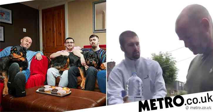Gogglebox star Tom Malone Jr pulls TikTok water bottle prank on dad in epic video