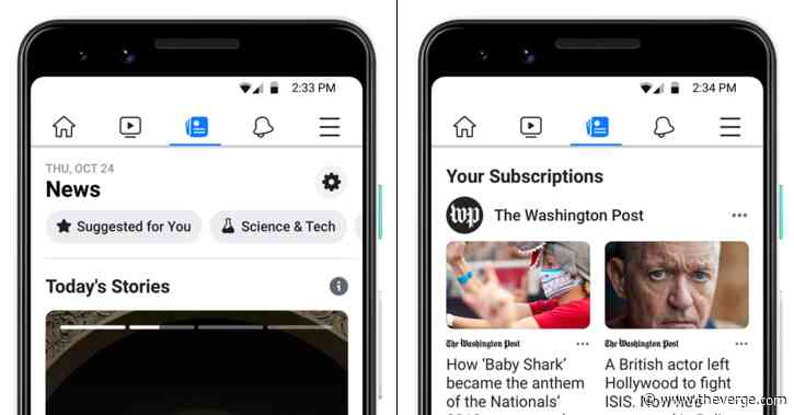 Facebook’s revamped news section launches in the US with a focus on local sources