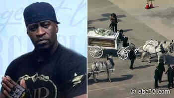 LIVE: George Floyd's casket heading to final resting place