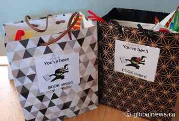 Alberta ‘book ninjas’ duck, dodge and roll to drop off surprise reads