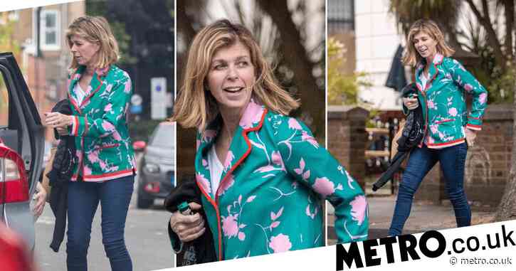 Kate Garraway keeps spirits up on outing with son after revealing husband Derek ‘opened his eyes’ in coma