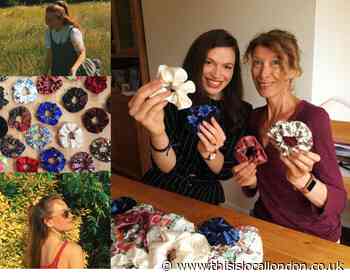 Sutton friends fundraise with scrunchie campaign