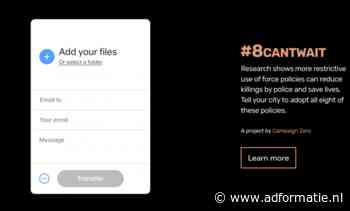 WeTransfer stelt advertentieruimte beschikbaar aan BLM-beweging: 'Aan holle woorden heb je niets'