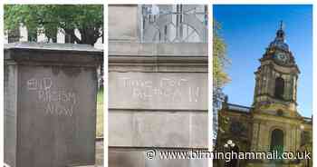 Graffiti found on cenotaph after city Black Lives Matter protest