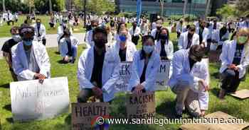 UC San Diego medical students rally, issue anti-racist demands - The San Diego Union-Tribune