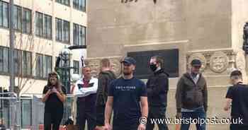 Football fans explain why they guarded the Cenotaph