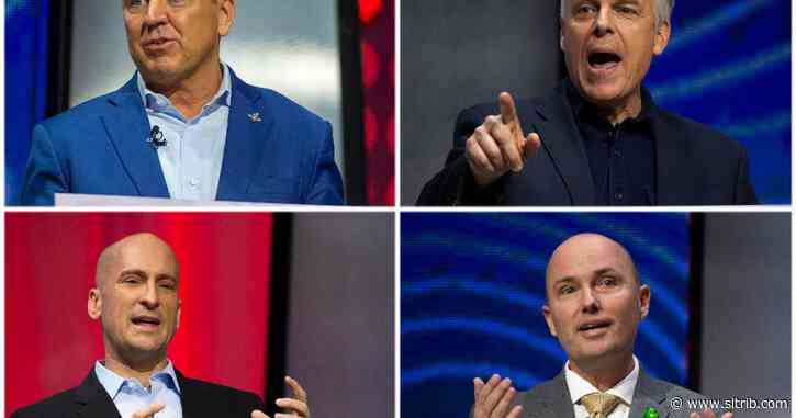 Spencer Cox, Jon Huntsman locked in tight battle as Utah’s Republican primary election nears, new Tribune poll finds