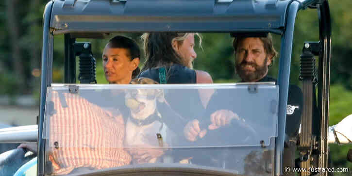 Gerard Butler & Girlfriend Morgan Brown Head Out After a Malibu Surf Session