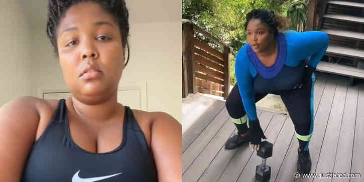Lizzo Shows Off Her Workout With a Powerful Message for the 'Fat Shamers' - Watch! (Video)