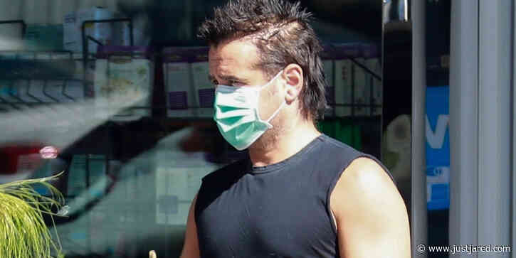 Colin Farrell Shows Off His Buff Arms on a Gas Station Run Amid Pandemic